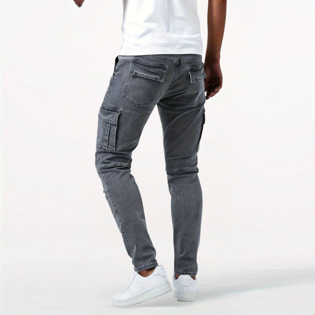William - Denim Jeans Stretch Cargo Pants
