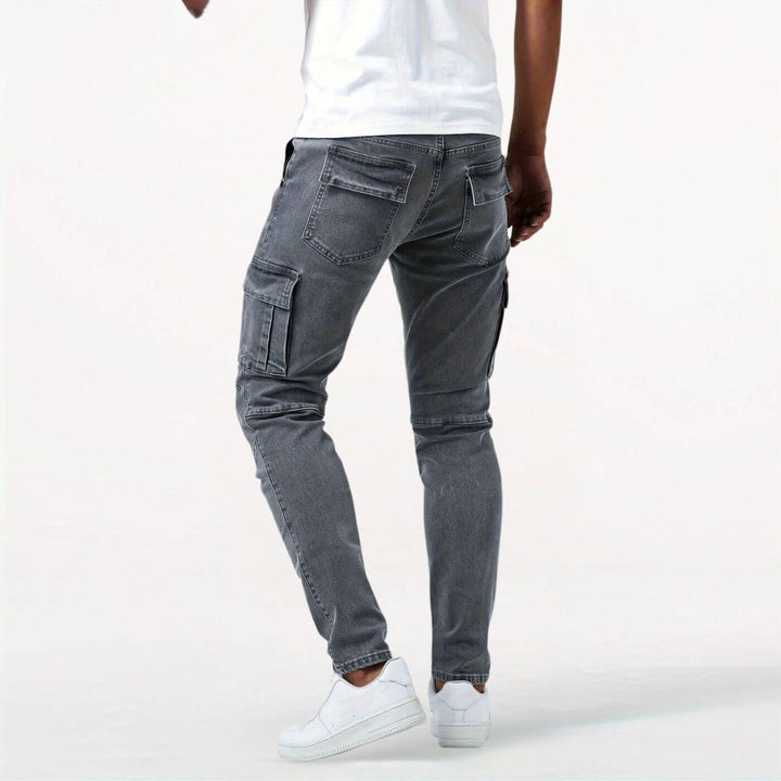 William - Denim Jeans Stretch Cargo Pants